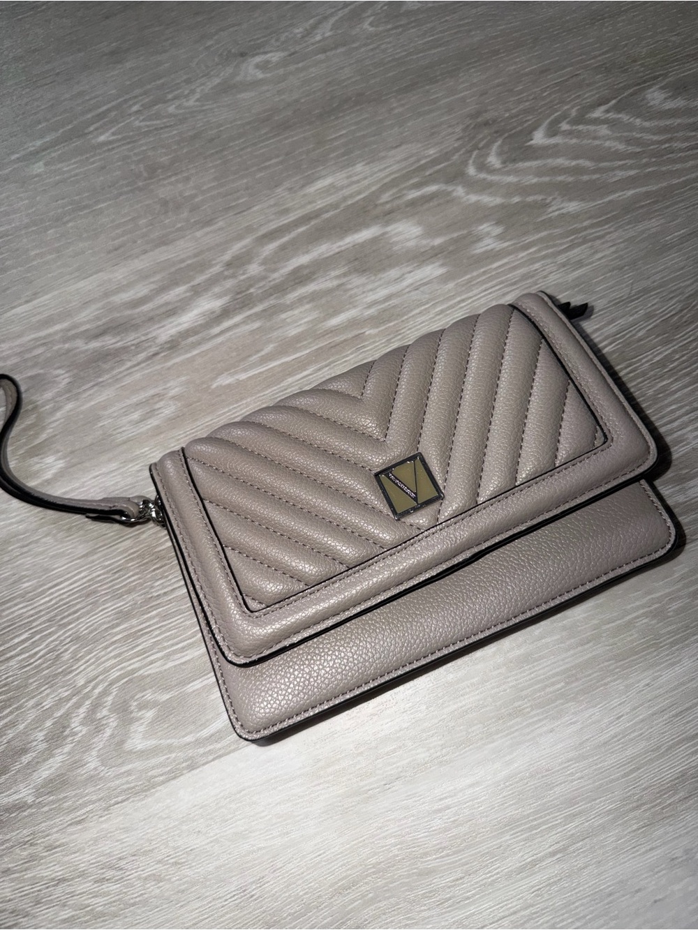 Victoria's Secret wallet in Taupe Gray